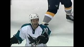 NHL Playoff 2006. First Round. San Jose Sharks at Nashville Predators.  Game 1. April 21, 2006