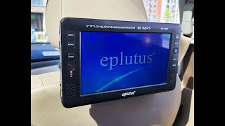 Установка телевизора Eplutus EP-900T на подголовник