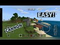 How to make cannon in minecraft  easy  danger devil 