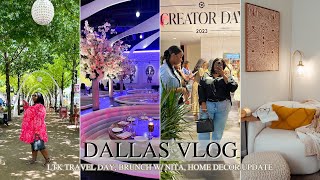 DALLAS VLOG | LTK TRAVEL DAY, BRUNCH WITH NITA, HOME DECOR UPDATE | FROM HEAD TO CURVE