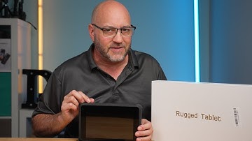 Rugged Tablet 10-Inch Waterproof Tablet with Removable Battery Windows 10 Enterprise