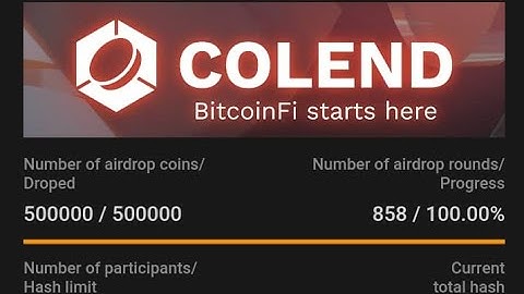 How to withdraw your COLEND tokens from the Satoshi app.