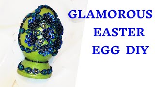 Famous Easter egg tutorial diy / Easter egg with rhinestones Profile