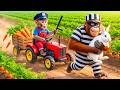 Monkey NaNa’s Carrot Harvest Turns CHAOTIC as She Chases a Thief Stealing a Bunny!– NANA MONKEY LIFE