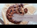 Tahinblondie │ Sund kage med kun 5 ingredienser