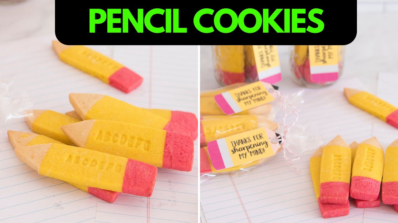 PENCIL COOKIES | Back to School