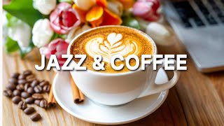 Live Coffee Jazz - Unwind with April Smooth Jazz Piano Music &amp; Amazing Latte Art for Study and Calm
