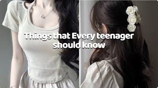 Essential Things Every Teenager Should Know✨#teenagers #aesthetic