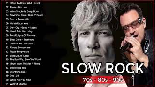 Slow Rock Love Song Nonstop 🔥Scorpions, Bon Jovi, Nirvana , Led Zeppelin, U2, Aerosmith Style