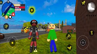 Spider Stickman Rope Hero Vegas city crime #22 Android Gameplay screenshot 4