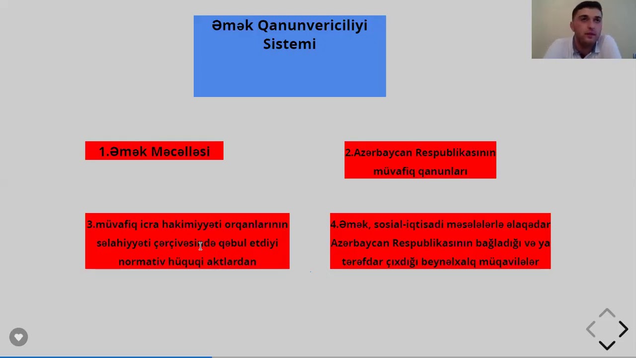 Əmək qanunvericiliyini öyrənmək istəyənlər üçün ilk addımlar