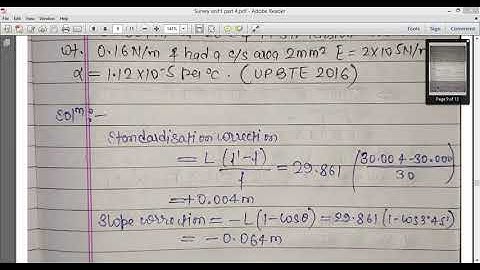 NUMERICAL ON TAPE CORRECTION