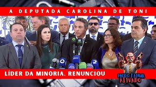 🚨 URGENTE! Carolina De TONI Renuncia: Eduardo Bolsonaro Assume Liderança Da Minoria