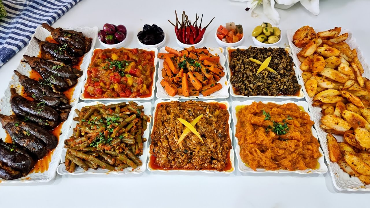 8 سلطات دافئة للي مكتخطانيش👌🏻نوعي بيها طبلتك ورافقي بيها أطباق العيد بتحميرت لوجه🥰/عيد الاضحى2022
