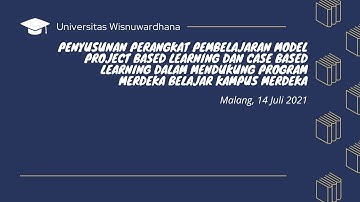 Workshop Penyusunan RPS berbasis PjBL & CBL