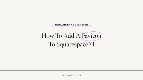 How to add a favicon to Squarespace 7.1 #squarespace #tutorials #favicon #squarespacetutorials