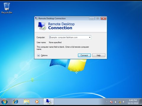 REMOTE DESKTOP: WINDOWS 7 TO WINDOWS 10