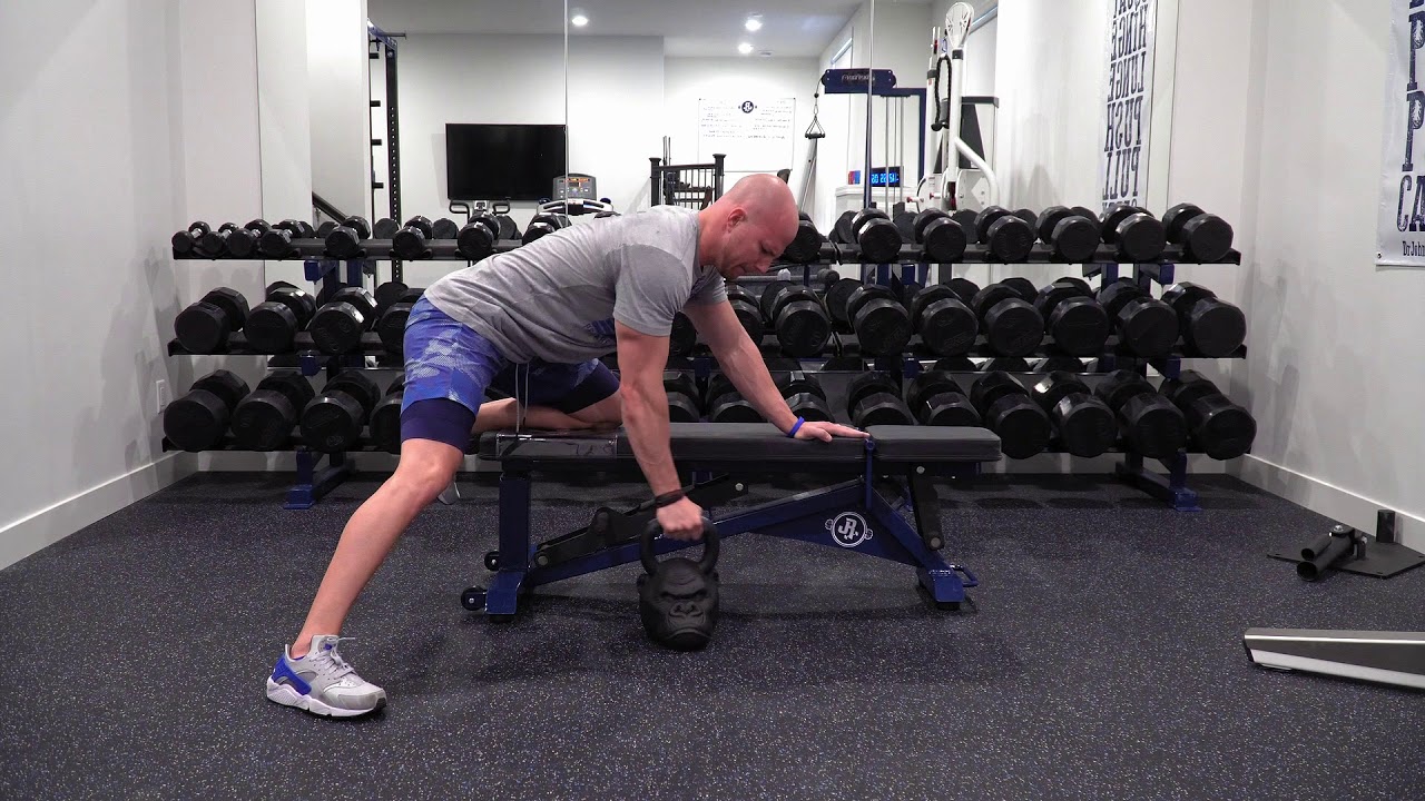 Single Arm Kettlebell Rows