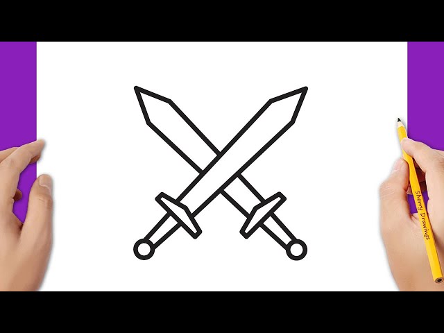How to Draw a Sword  Easy Drawing Art