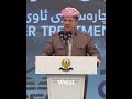 رئيس حكومة إقليم كوردستان مسرور بارزاني يفتتح مشروع مياه بالندا – بارزان الاستراتيجي