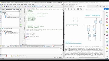 Writing 2by2-Multiplier Verilog HDL Code & Simulating on Xilinx: ISE D. Suite| Digital Logic Design