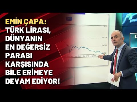 Emin Çapa: Türk Lirası, dünyanın en değersiz parası karşısında bile erimeye devam ediyor!