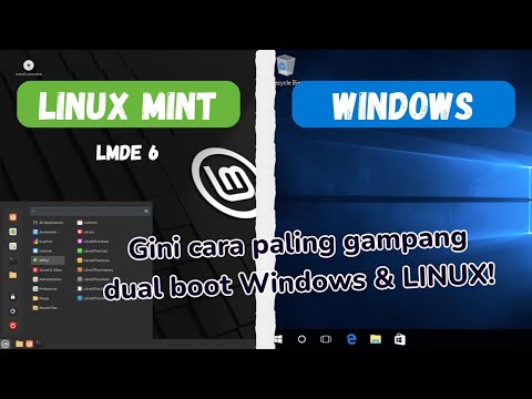 Tutorial Install Linux Mint Dual Boot Windows 10 Step By Step Lengkap 🔥🔥🔥