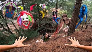Download lagu 7 SPIDERMAN Vs SMILING WOMAN REAL LIFE ESCAPE 409.0 (Horror Parkour Pov Short) | Epic POV