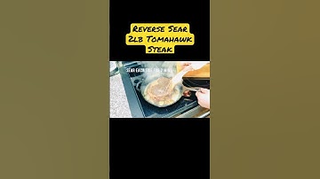 Reverse Sear Tomahawk Steak