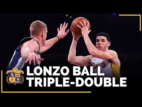 Lonzo Ball Joins Magic Johnson As Only Lakers Rookies With Multiple Triple Doubles