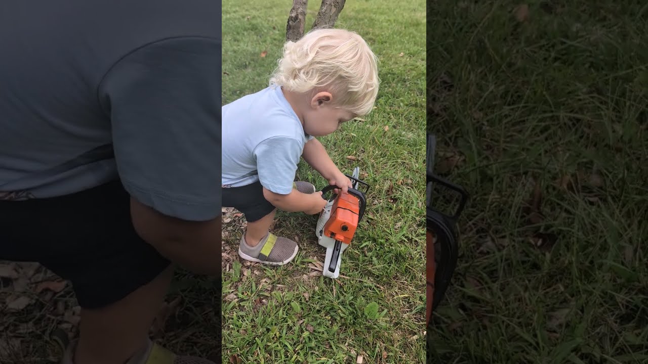 Kid S Stihl Chainsaw Waylonsworld Apple 18months