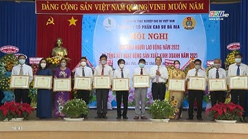 Hội nghị tổng kết công tác sản xuất kinh doanh Công ty Cổ phần Cao su Bà Rịa năm 2021 | BRTgo