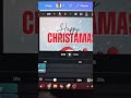 Christmas Reel Tutorial for Beginners | Subscribe for more #canvadesign #canvareels #youtubeshorts