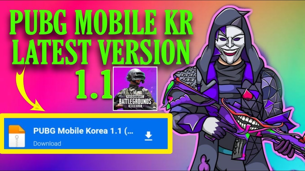 DOWNLAOD PUBG MOBILE KR 1.1 VERSION APK + OBB FULL