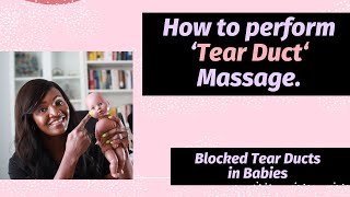 How to perform Tear Duct (Crigler) Massage for babiesI Doctor explains blocked tear duct.