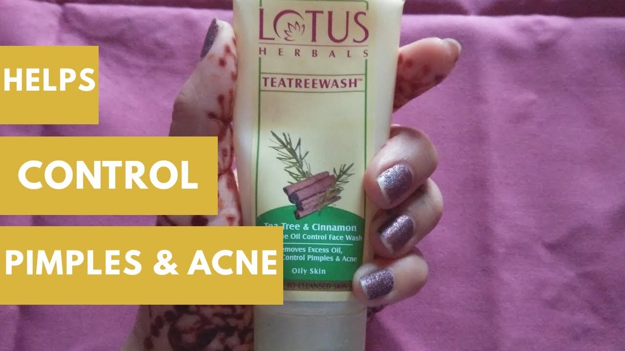lotus tea tree face wash benefits