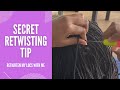 Secret interlocking tip: Retighten my locs with me #retwist