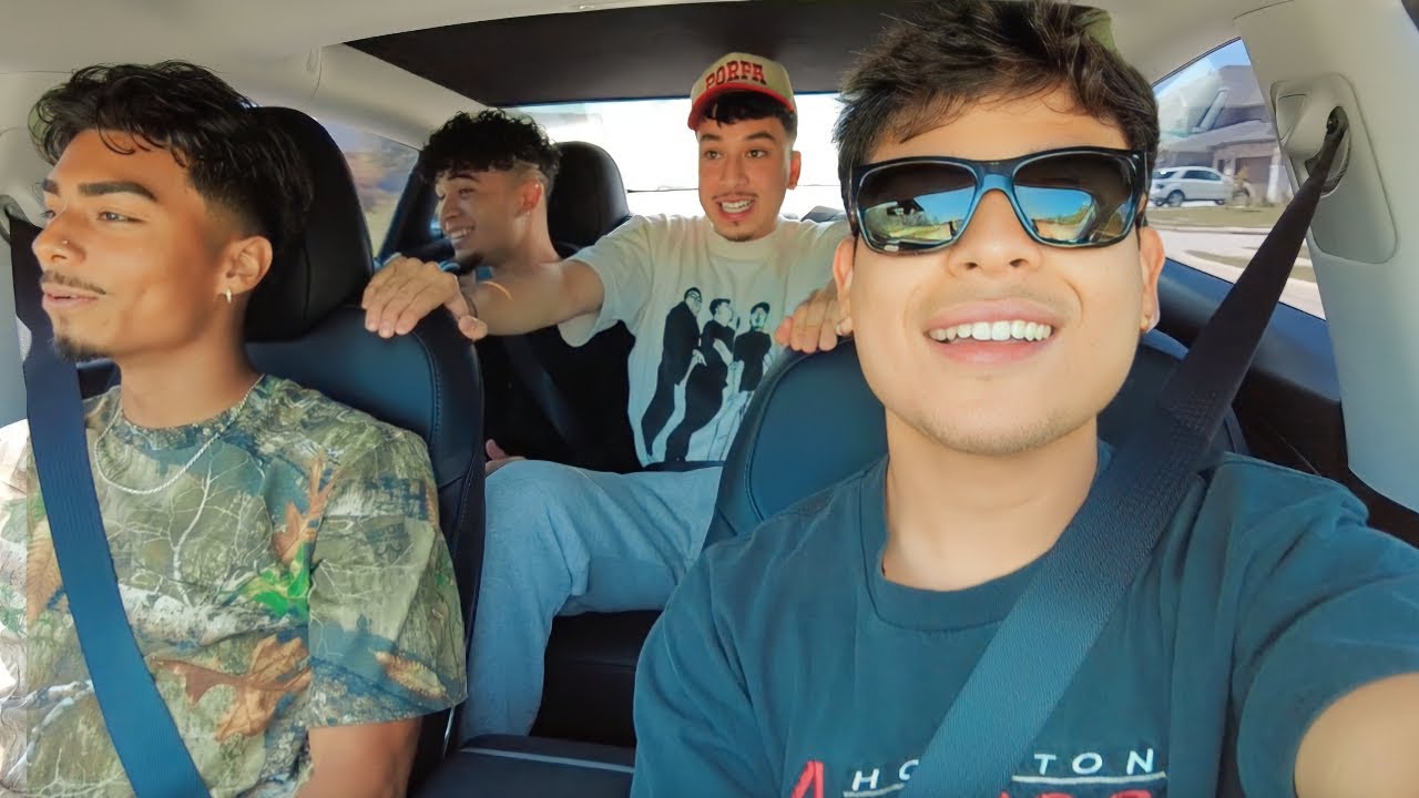 FRIENDS REACT TO MY BRAND NEW TESLA!!