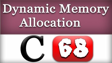 Dynamic Memory Allocation in C Programming Language Video Tutorial