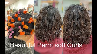 Soft Curls Perm beautiful medbig curls