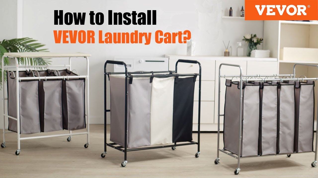 How to Install VEVOR Laundry Cart?