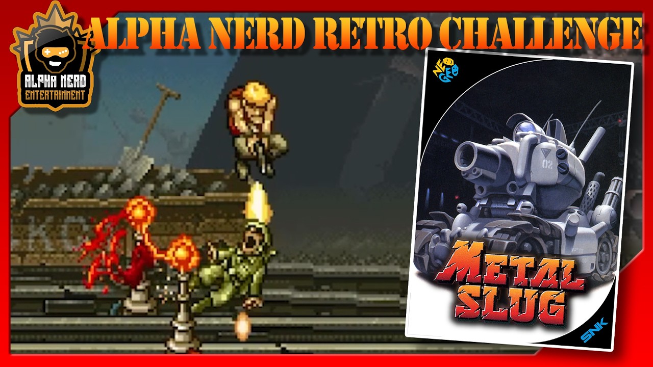 METAL SLUG ~ No Death Run Attempt ~ AlphaNerd Retro Challenge #9