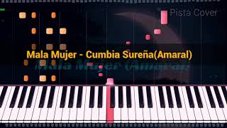 Video thumbnail of "Mala Mujer - Cumbia Sureña -Tutorial"