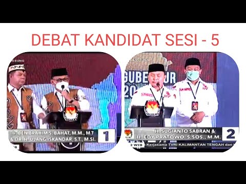 Debat Kandidat Pilkada Kalteng 2020 Terpanas | Saling Serang