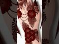simple easy stylish mehndi design for back hand| #mehndi #hennadesign #mehandi #mehndidesign
