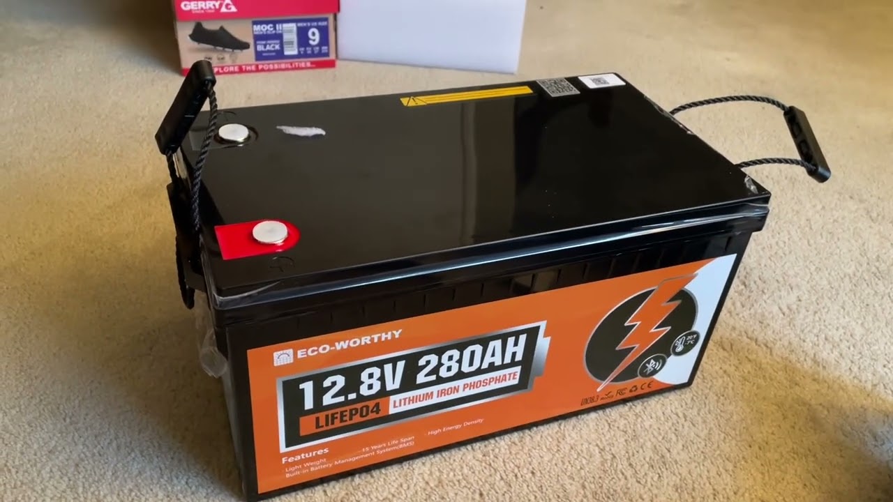 Ridiculously cheap Eco worthy Bluetooth 12V 280Ah LiFePo4 battery