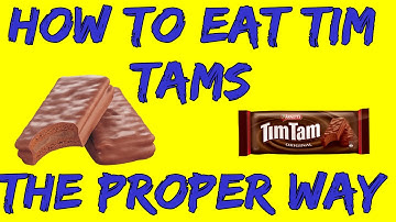 How to:  Eat Tim Tams Properly!