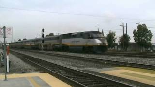Caltrain And Amtrak At Santa Clara