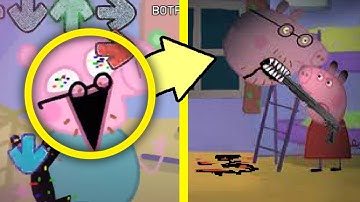 References in Pibby VS Pibbified Peppa Pig x FNF | Come and Learn with Pibby