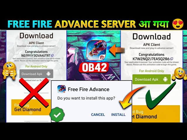 Free Fire Advance Server Download Link